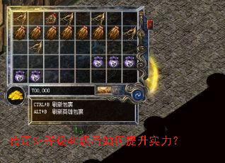 传奇SF等级40级后如何提升实力? 传奇SF等级40级后如何提升实力?