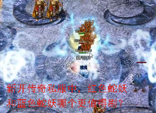 新开传奇私服中,红色蛇妖和蓝色蛇妖哪个更值得刷? 新开传奇私服中,红色蛇妖和蓝色蛇妖哪个更值得刷?