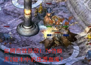 如何高效获取1.76仿暗黑2版本中的庄园血魔? 如何高效获取1.76仿暗黑2版本中的庄园血魔?