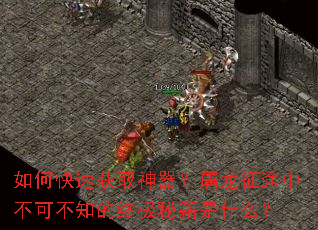 如何快速获取神器?屠龙征途中不可不知的终极秘籍是什么? 如何快速获取神器?屠龙征途中不可不知的终极秘籍是什么?