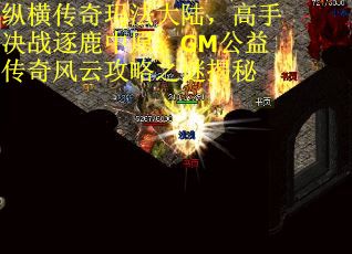 纵横传奇玛法大陆，高手决战逐鹿中原：GM公益传奇风云攻略之谜揭秘