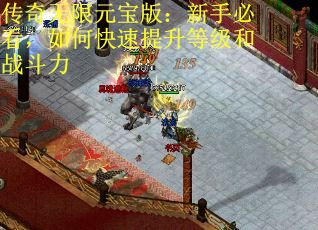 传奇无限元宝版：新手必看，如何快速提升等级和战斗力