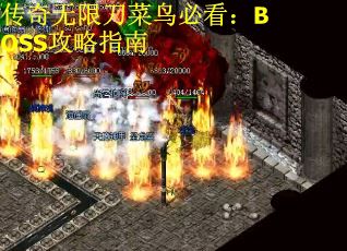 传奇无限刀菜鸟必看：BOSS攻略指南