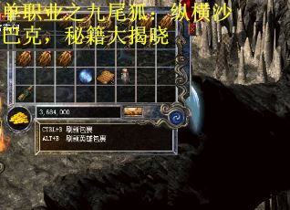 单职业之九尾狐：纵横沙巴克，秘籍大揭晓