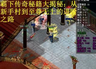 霸下传奇秘籍大揭秘：从新手村到至尊无上的进阶之路