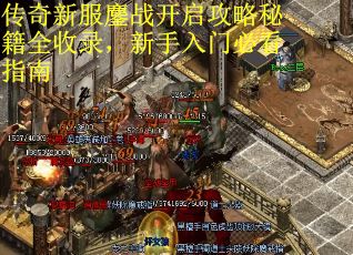 传奇新服鏖战开启攻略秘籍全收录，新手入门必看指南