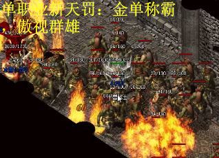 单职业新天罚：金单称霸，傲视群雄