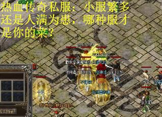 热血传奇私服：小服繁多还是人满为患，哪种服才是你的菜？