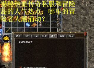 揭秘热血传奇私服和冒险岛的人气热点：哪里的冒险者人潮涌动？