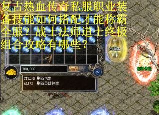 复古热血传奇私服职业装备技能如何搭配才能称霸全服？战士法师道士终极组合攻略有哪些？