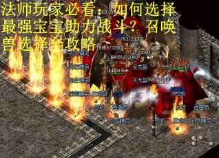 法师玩家必看：如何选择最强宝宝助力战斗？召唤兽选择全攻略