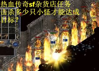热血传奇sf杂货店任务击杀多少只小怪才能达成目标？