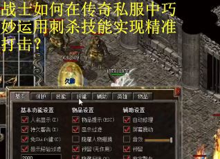 战士如何在传奇私服中巧妙运用刺杀技能实现精准打击？