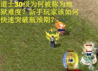 道士30级为何被称为地狱难度？新手玩家该如何快速突破瓶颈期？