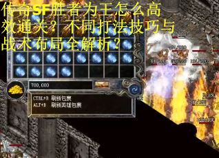 传奇SF胜者为王怎么高效通关？不同打法技巧与战术布局全解析？