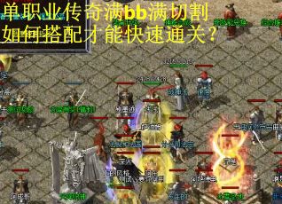 单职业传奇满bb满切割如何搭配才能快速通关？